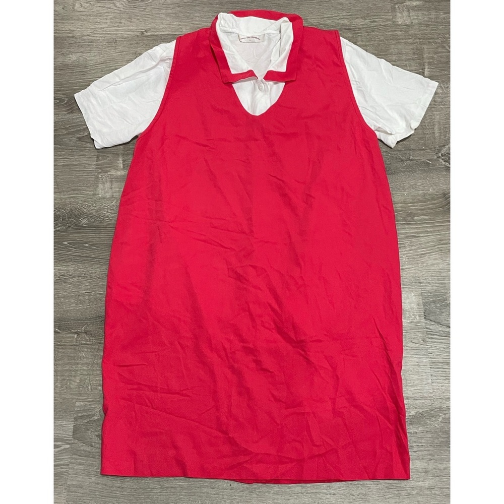 ❤️Vintage Pink 2-Piece Romper Dress Size L